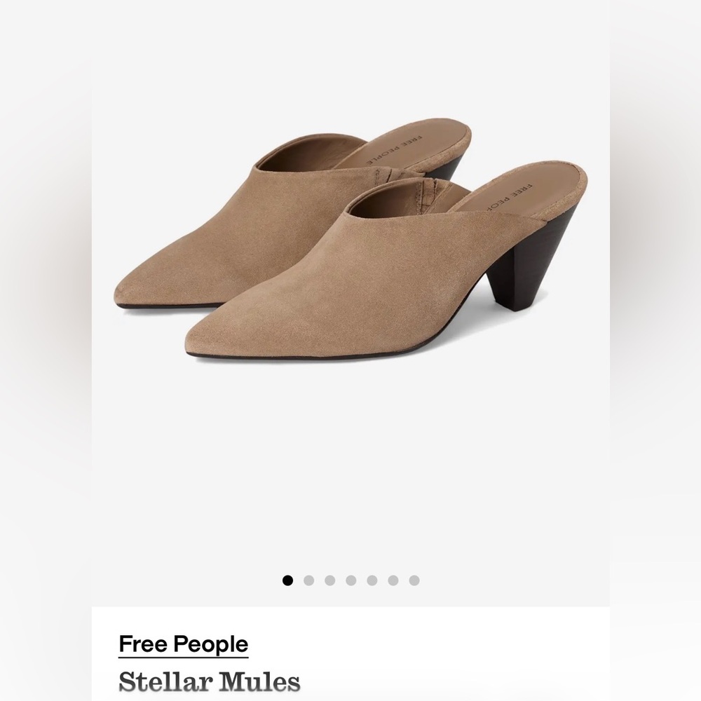 Free People Brown Stellar Mules